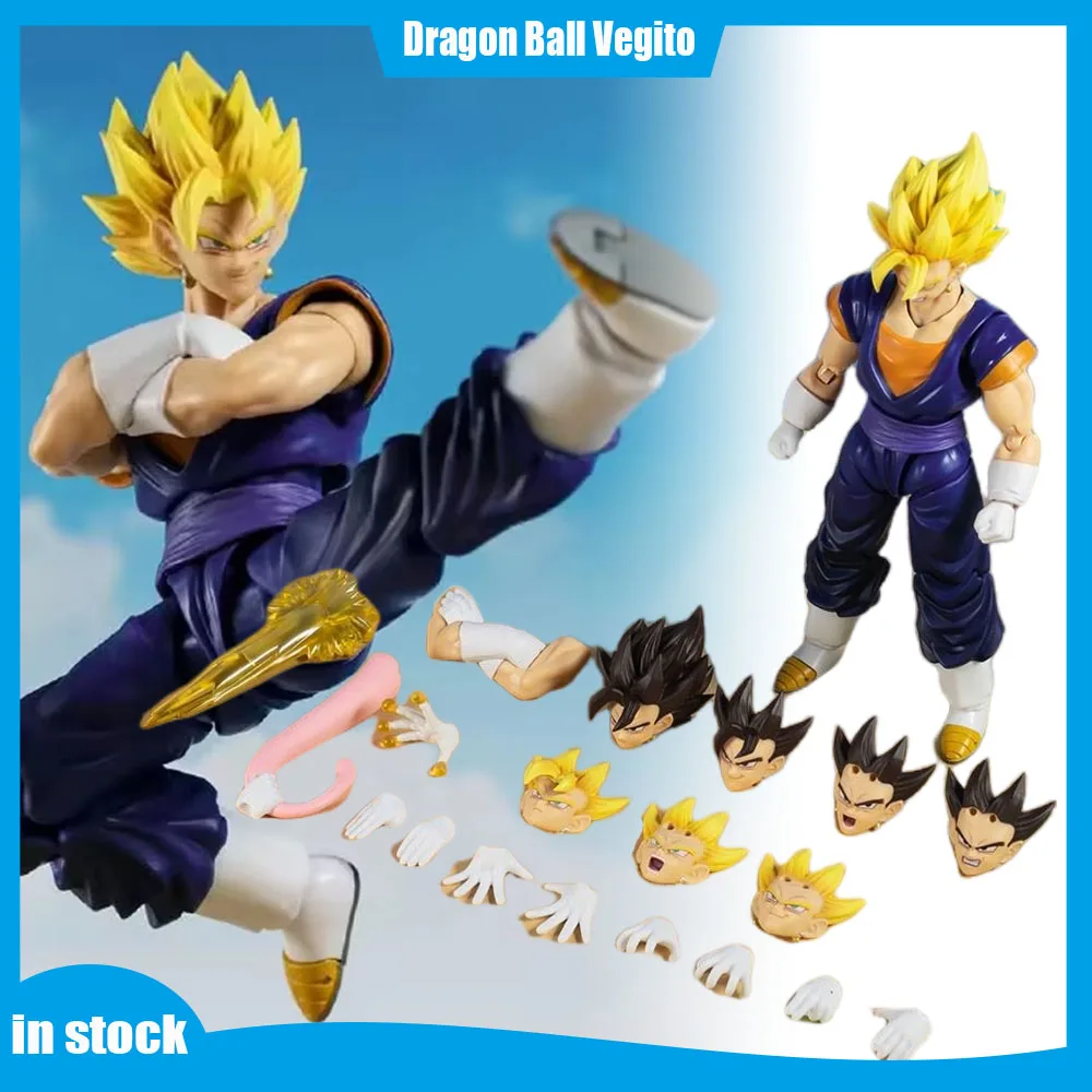 Demoniacal Fit Dragon Ball Vegito Figure Shf Super Saiyan Ssj Vegito Anime Action Figure Custom Model Toy Christmas Gift