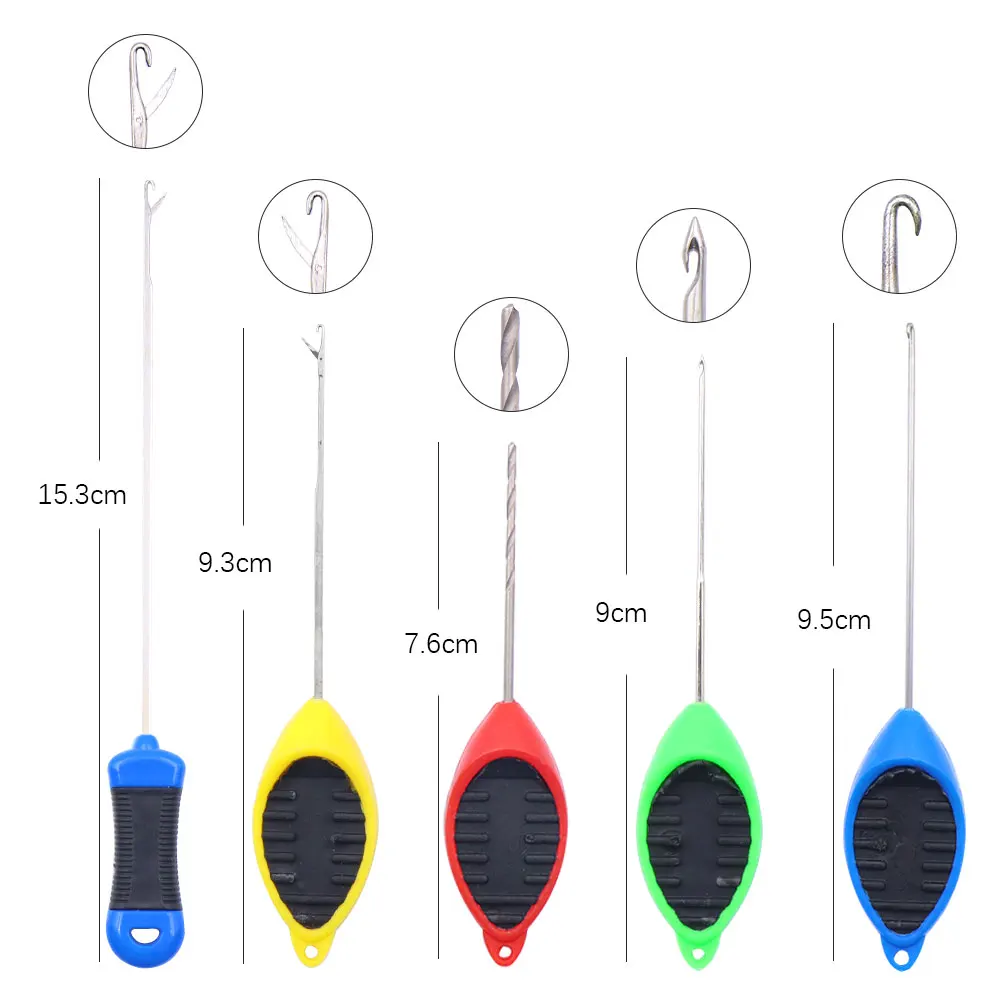 Karpfen Angeln Köder Nadel Set Gated Nadel Pop Up Boilies Spleißen Pins Nadel Karpfen Rig, Der Werkzeuge Angeln Zubehör Tackle – Detail 4