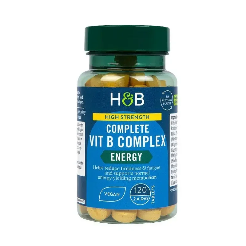 1 Bottle 120 Tablet British Vitamin B Family Tablets Male and Female Compound VB Complete Vb Complex Energy