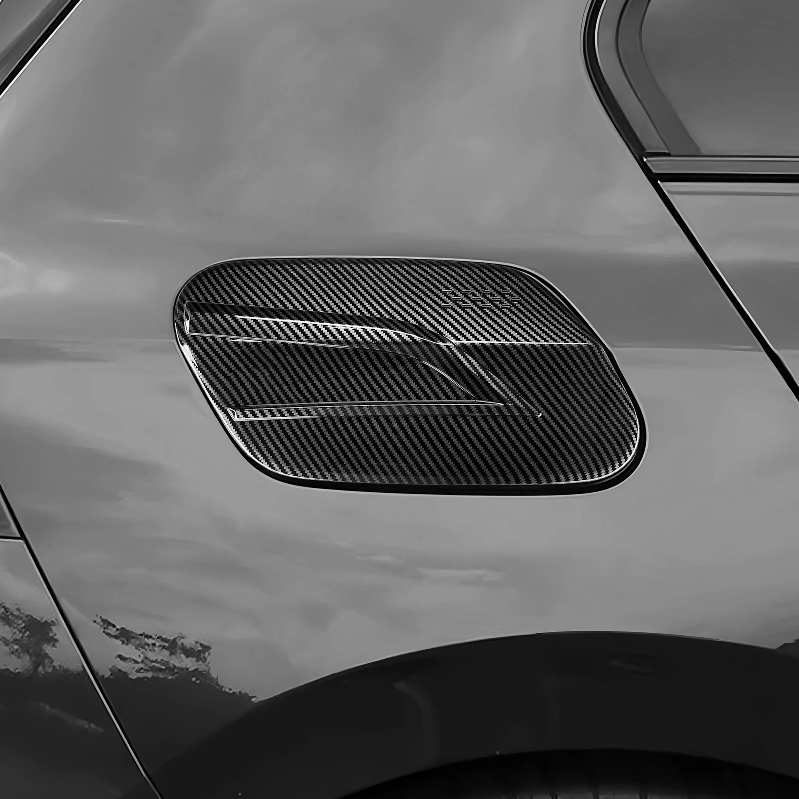 

ABS углеродное волокно стиль крышки топливного бака декоративная крышка защитная накладка наклейки для VW Golf 8 MK 8 2021-2023