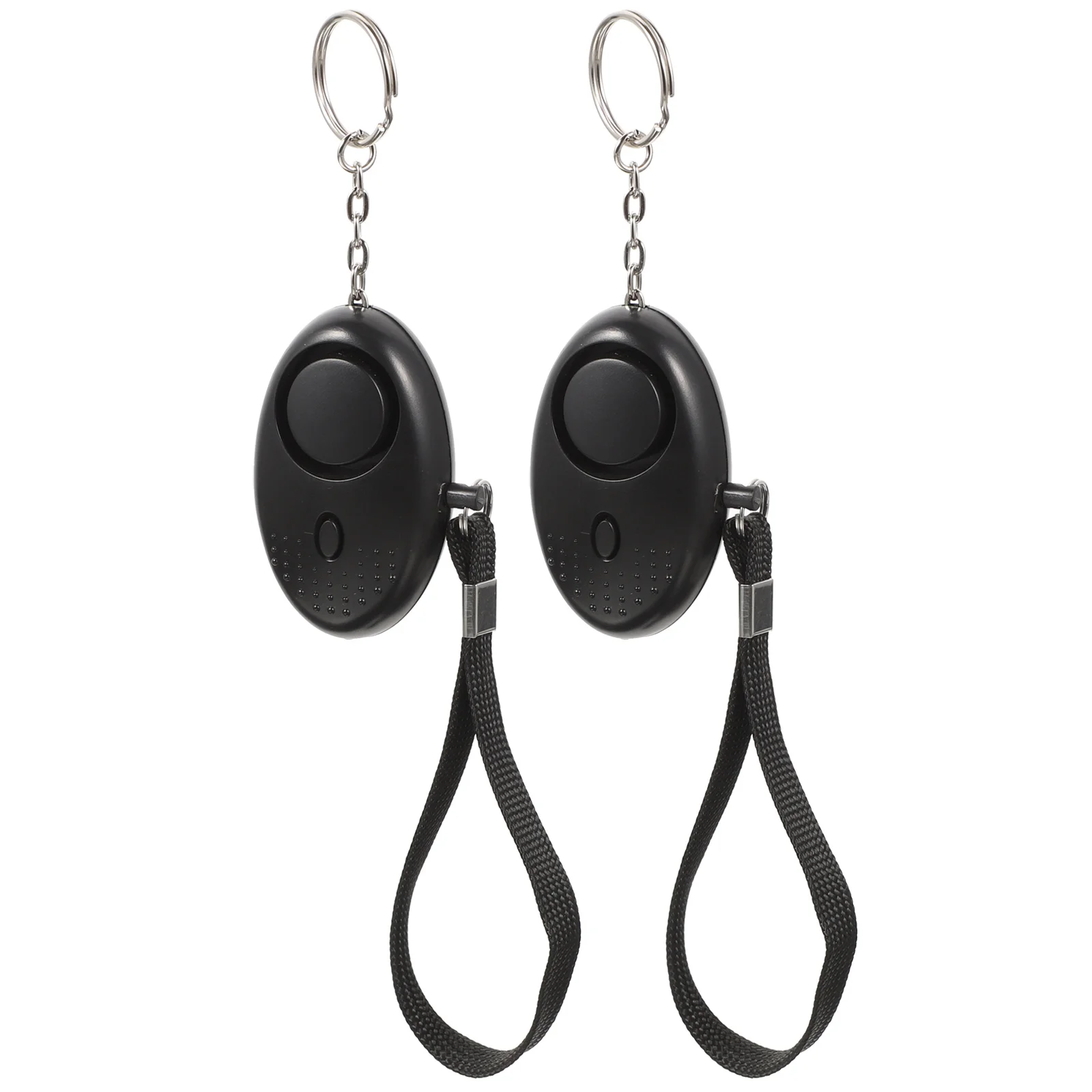 2Pcs LED Alarm 130Db Emergency Security Sound Alert for Family Friends Travelers Lightweight Portable Keychain Safety Defender