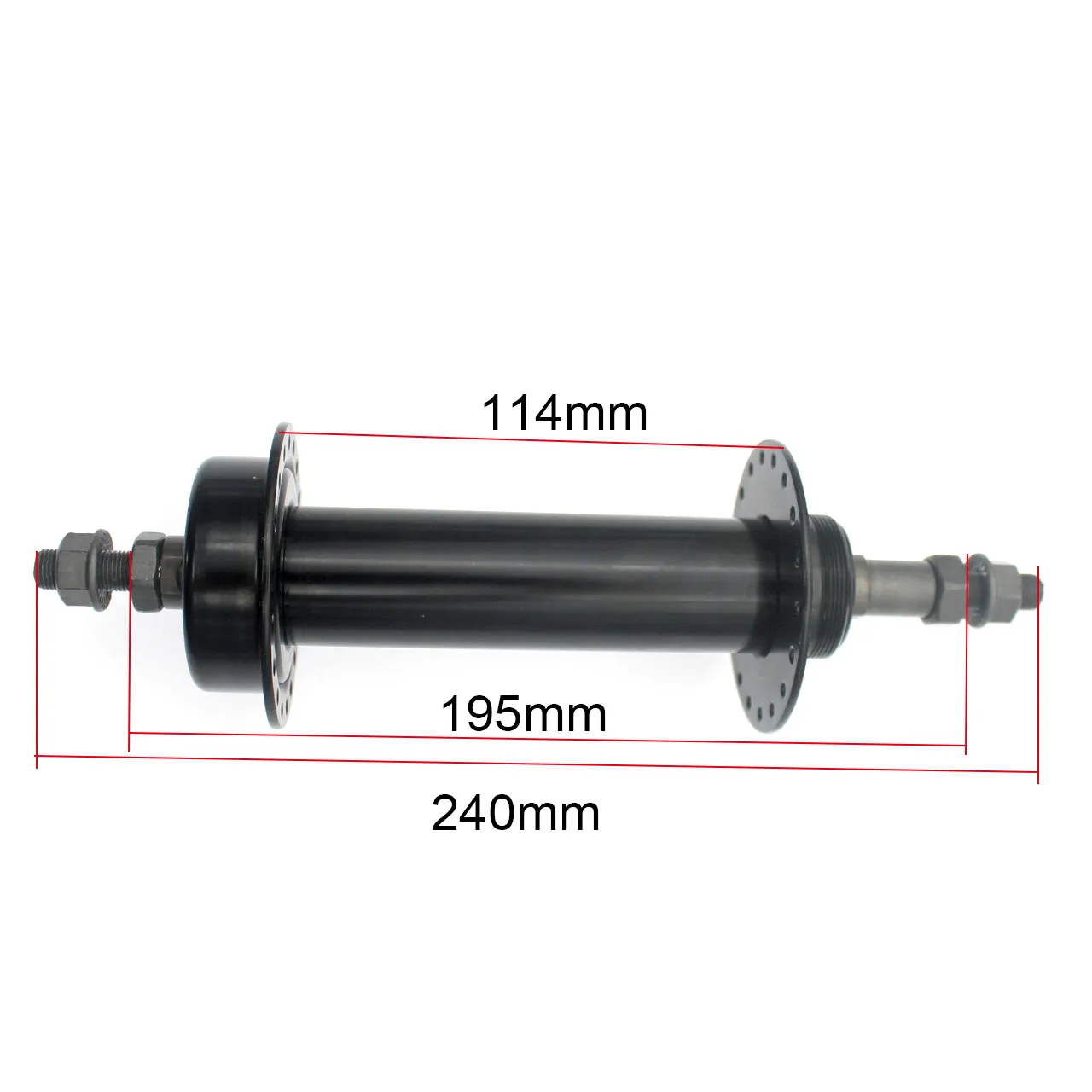 26 inch 26x4.0 Snow Bicycle Hubs 135mm*195mm 36 holes Thread Disc Brake Fat Tire Bike Aluminum Alloy Hubs Cyling Accessories