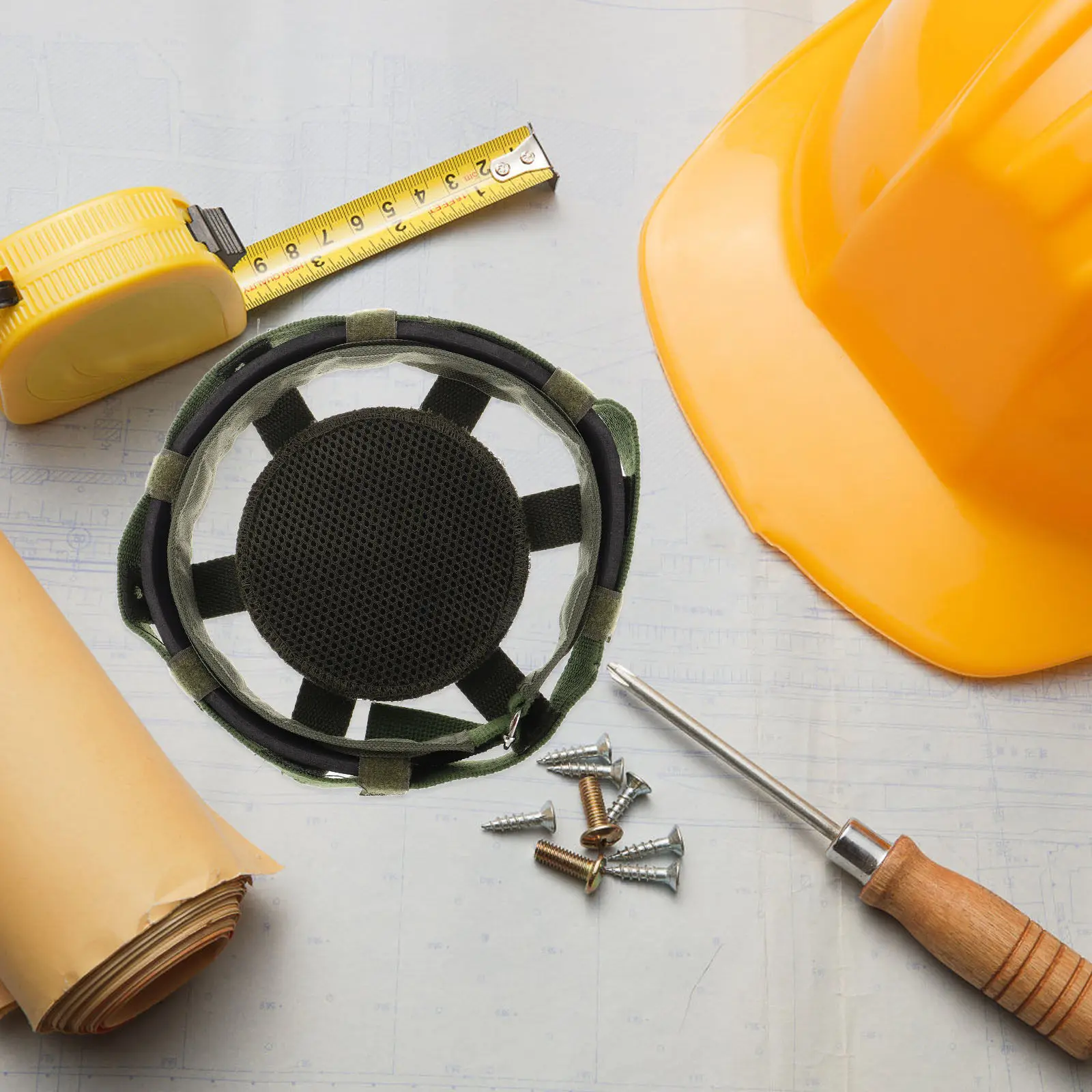 Liner Insert Cooling Cap for Hard Hat Breathable Sweat Absorbing Adjustable Comfort Protection Industrial Safety Cycling