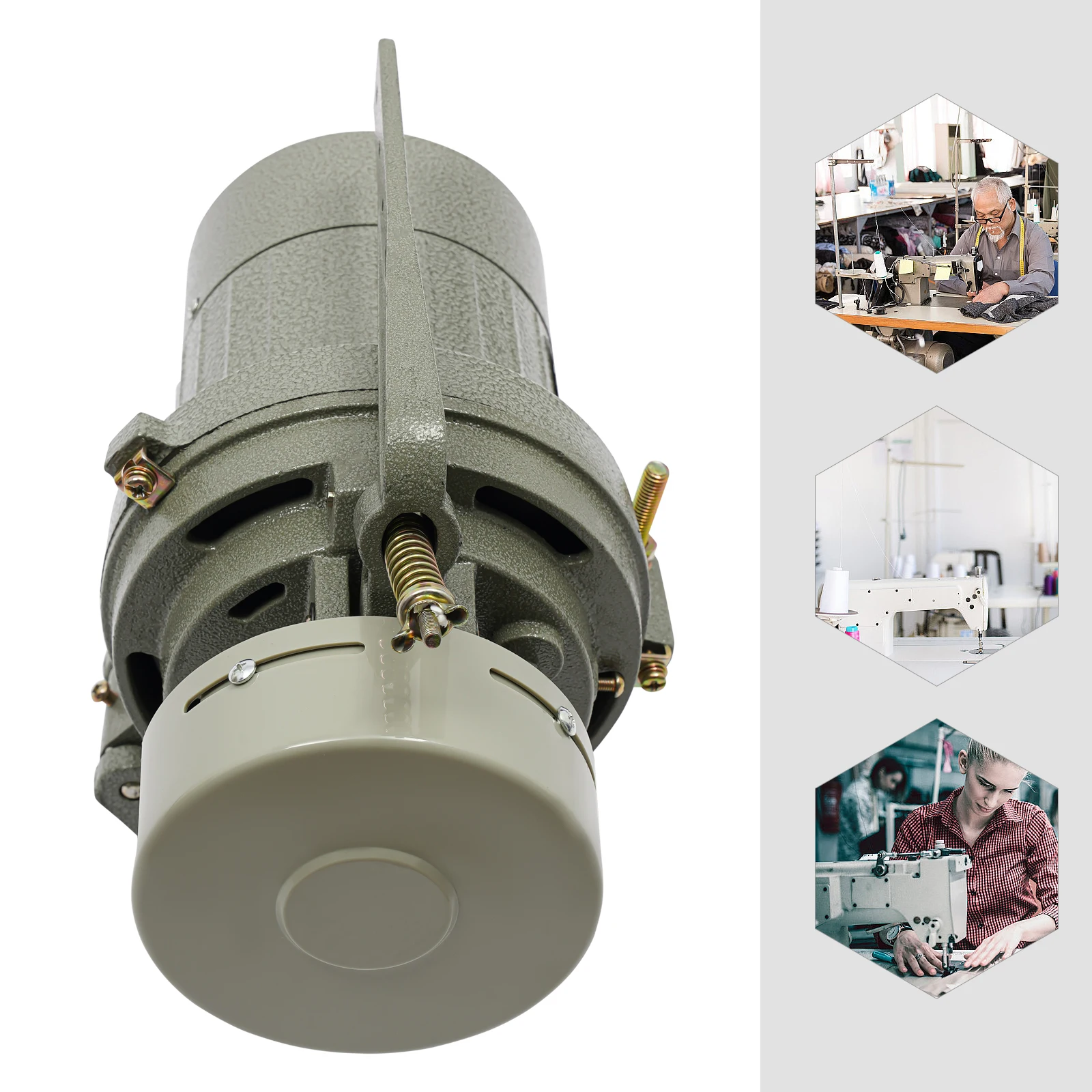 400W Sewing Machine Motor, 3450rpm Speed, Shock Absorbing Pads, Smooth Operation, Efficient Performance