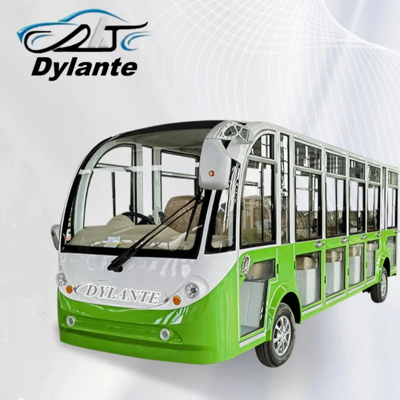 Electric City Tour Bus Electric Car Closed Tourist Bus City Hotel School Shuttlet Scenic Sightseeing Car Rapid Delivery