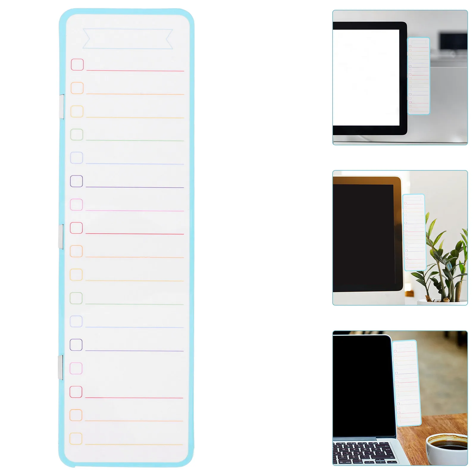 Magnetic Dry Erase Board Magnetic Notepad for Computer Screen Small Whiteboard for Notes to Do List Grocery List