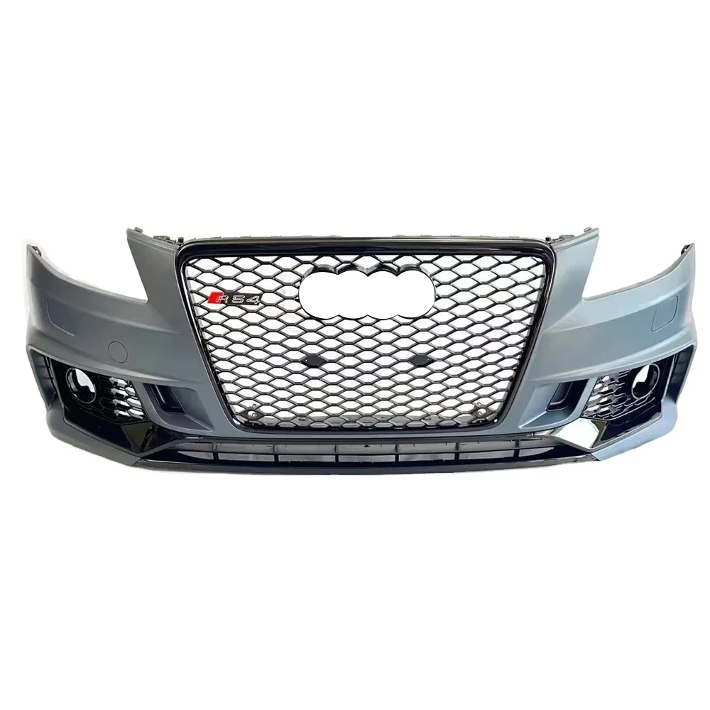 

Car bumper for A4 S4 Front bumper with grill for A4 S4 B8 Car bodykit for A4 S4 bumper 2008 2009 2010 2011 2012