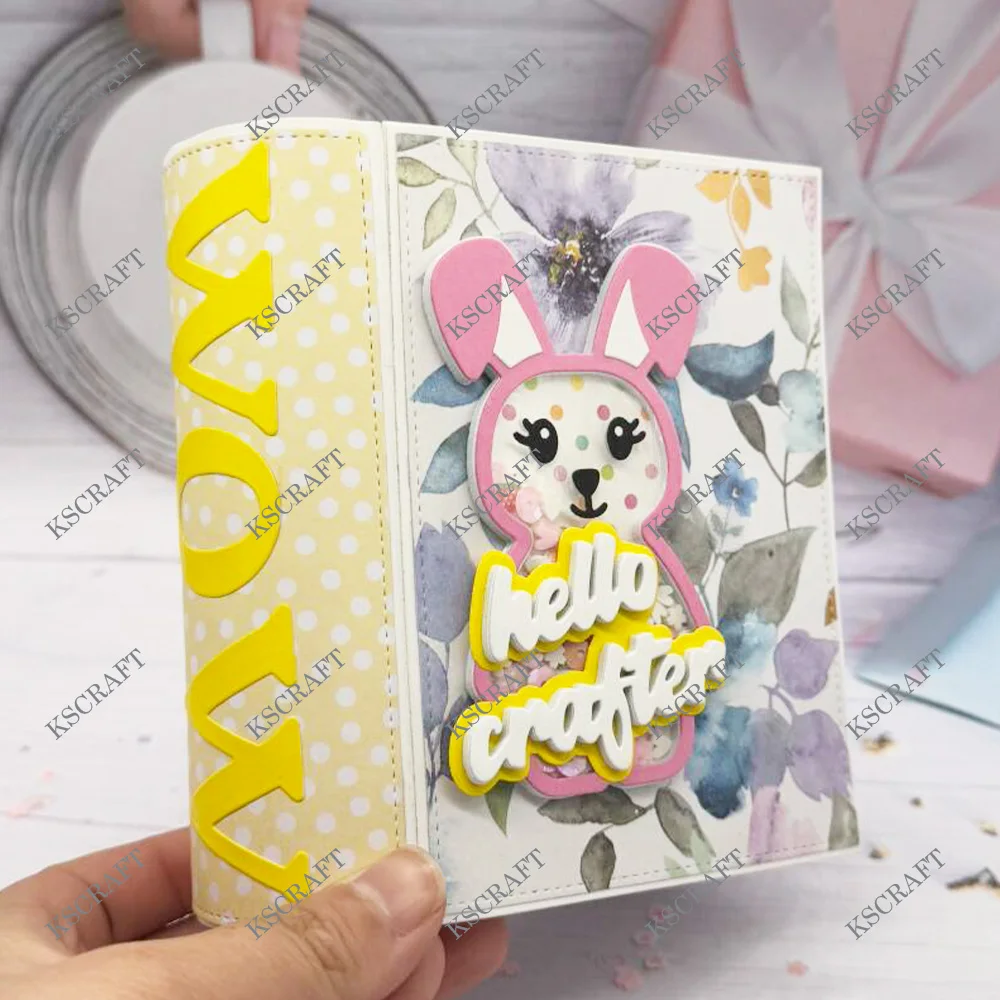 KSCRAFT 3D książka z szufladą wykrojniki szablony dla DIY Scrapbooking dekoracyjne tłoczenie kartki DIY — zdjęcie 5