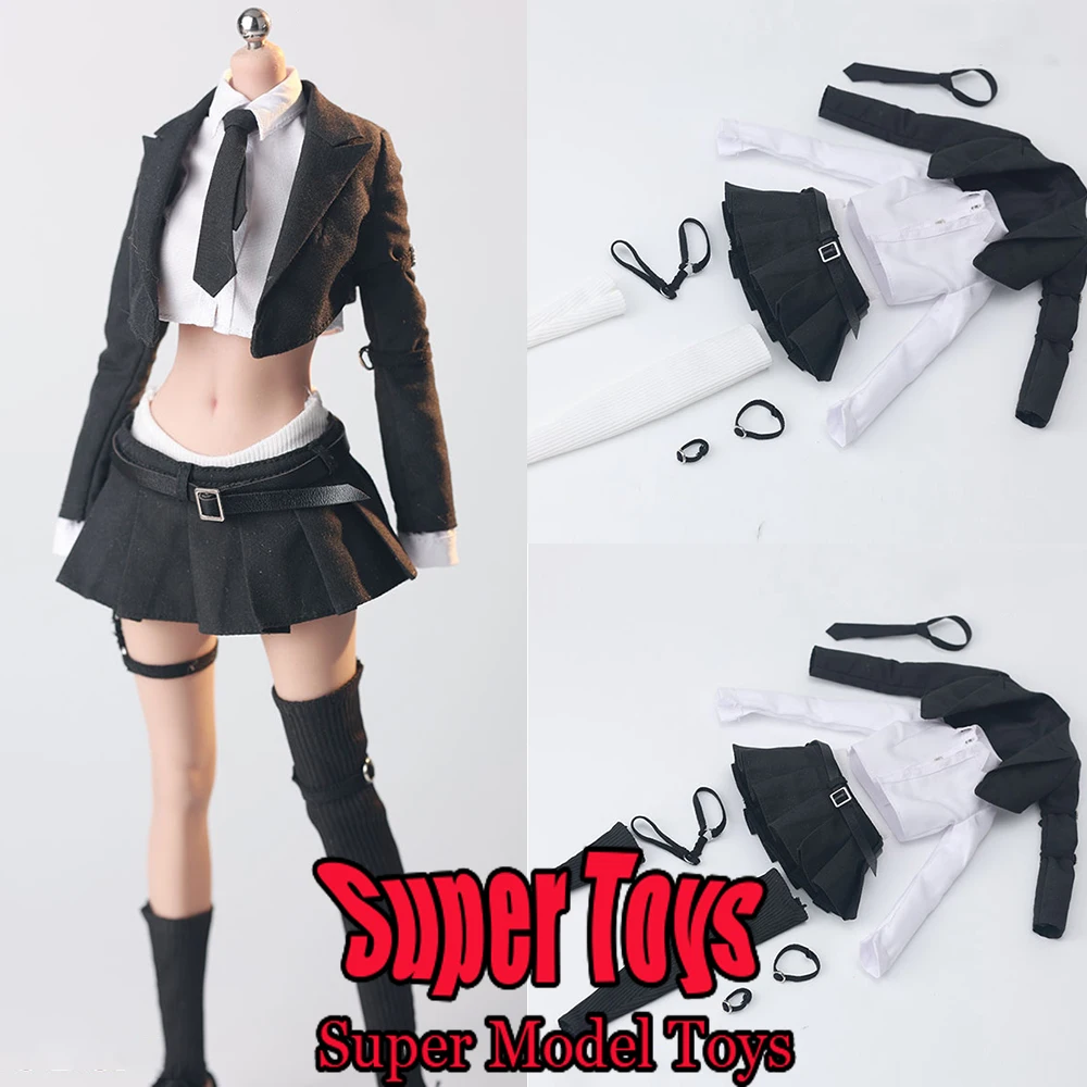 Em estoque JO25X-06 escala 1/6 feminino soldado roupas acessório saia curta terno para figura de ação de 12 polegadas modelo boneca corpo