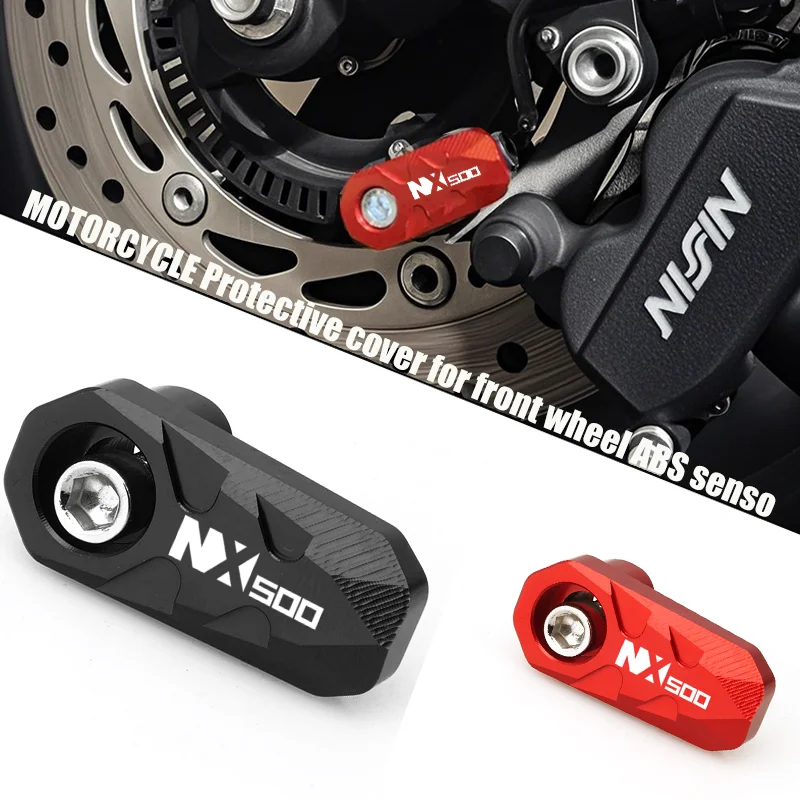 

Новинка для Honda NX500: Защита датчиков ABS (переднее и заднее колесо) из алюминия с ЧПУ для мотоцикла