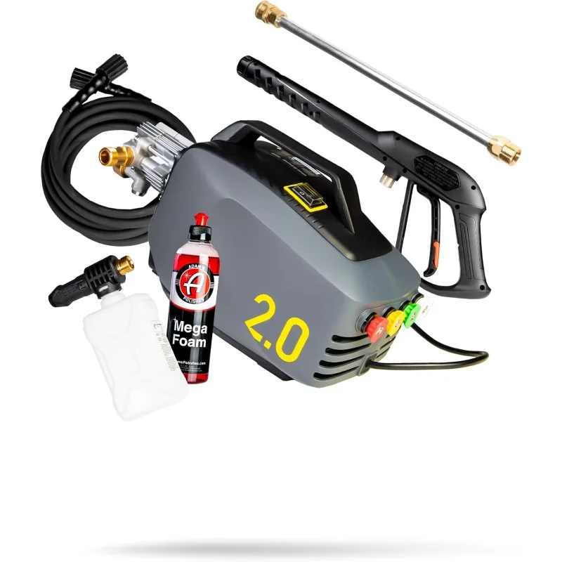 

Active Pressure Washer 2.0 & Mega Foam Car Soap (5 Item) Powerful, Lightweight, Portable Electric Pressure Washer Sprayer