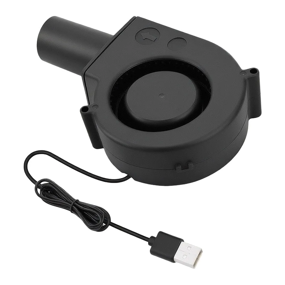 USB-Powered Blower for Outdoor Cooking and Camping Activities Delivers Targeted Airflow at 5V with Minimal Sound Output