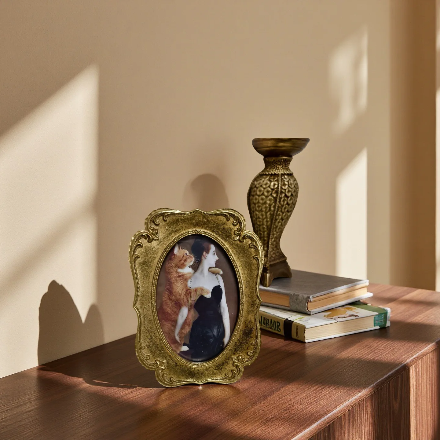 

Европейский стиль ретро смоляная фоторамка креативный настольный дисплей для семейных фотографий домашний декор