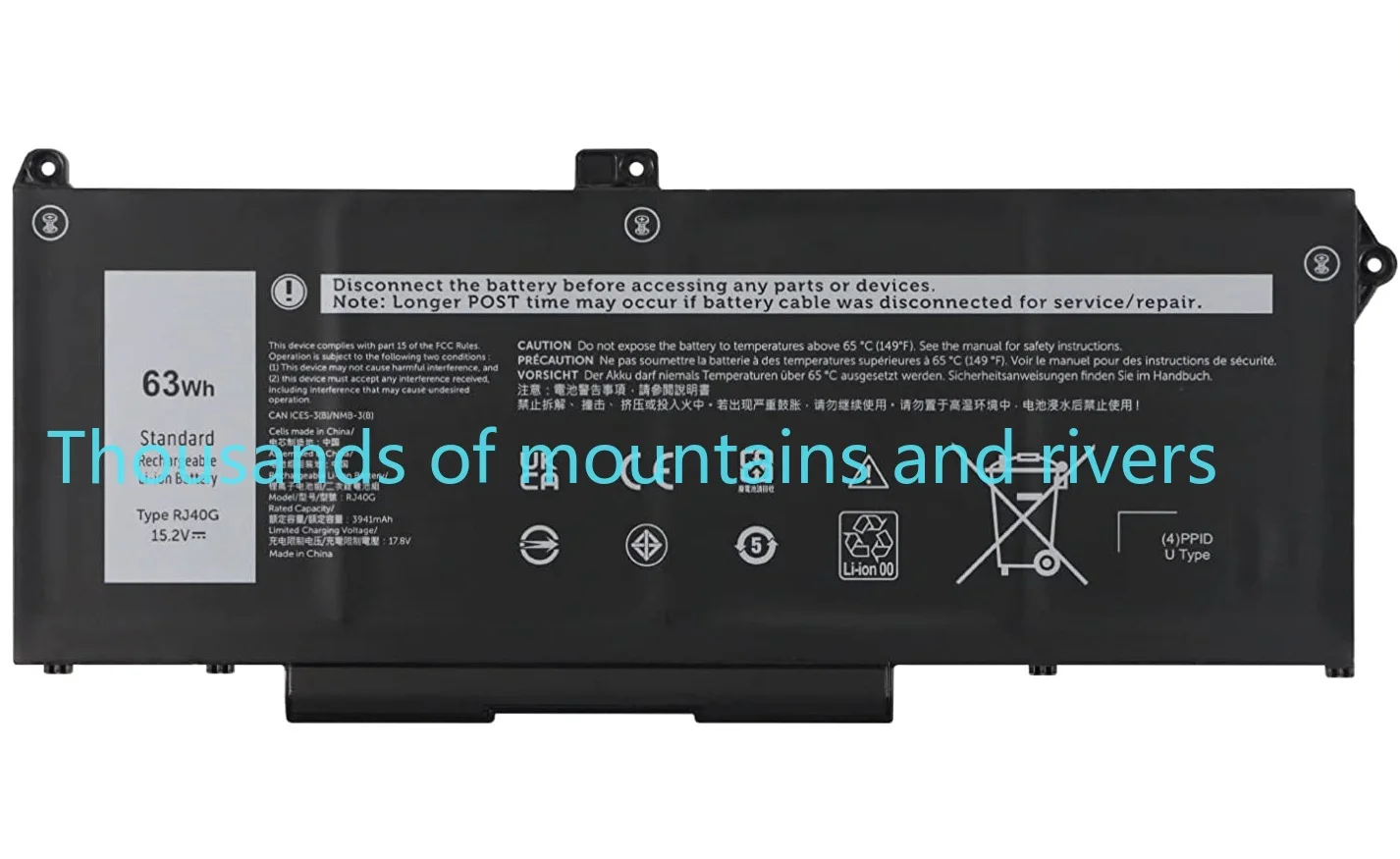 

WY9DX 42WH сменный аккумулятор для ноутбука DELL Latitude 5420 5520 Precision 3560 1k2cf 75x16 13,2 В 3-элементный аккумулятор для ноутбука