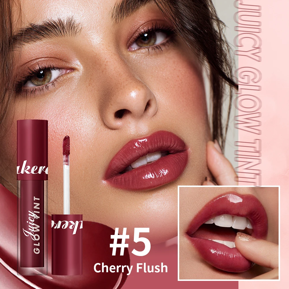 

Lakerain Lip Glow Tint Long Lasting Moisturizing Juicy Lip Gloss Waterproof Smooth Juice Lipstick Lips Skin Care Cosmetics