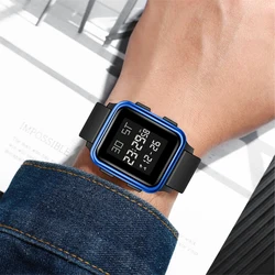 Fashion multifunctional electronic watch, digital watch, sports waterproof countdown electronic LED light watch