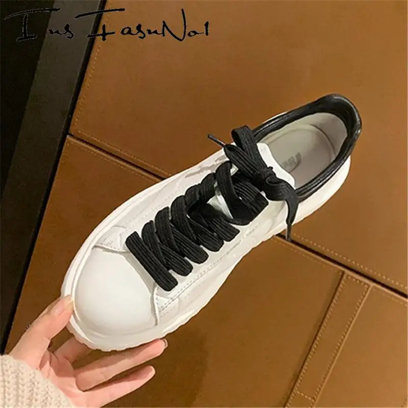 Fashion Mixed Color Women Sneakers Luxury Designer Thick Bottom High Platform Increasing Casual Trainers All Match Runway Shoes