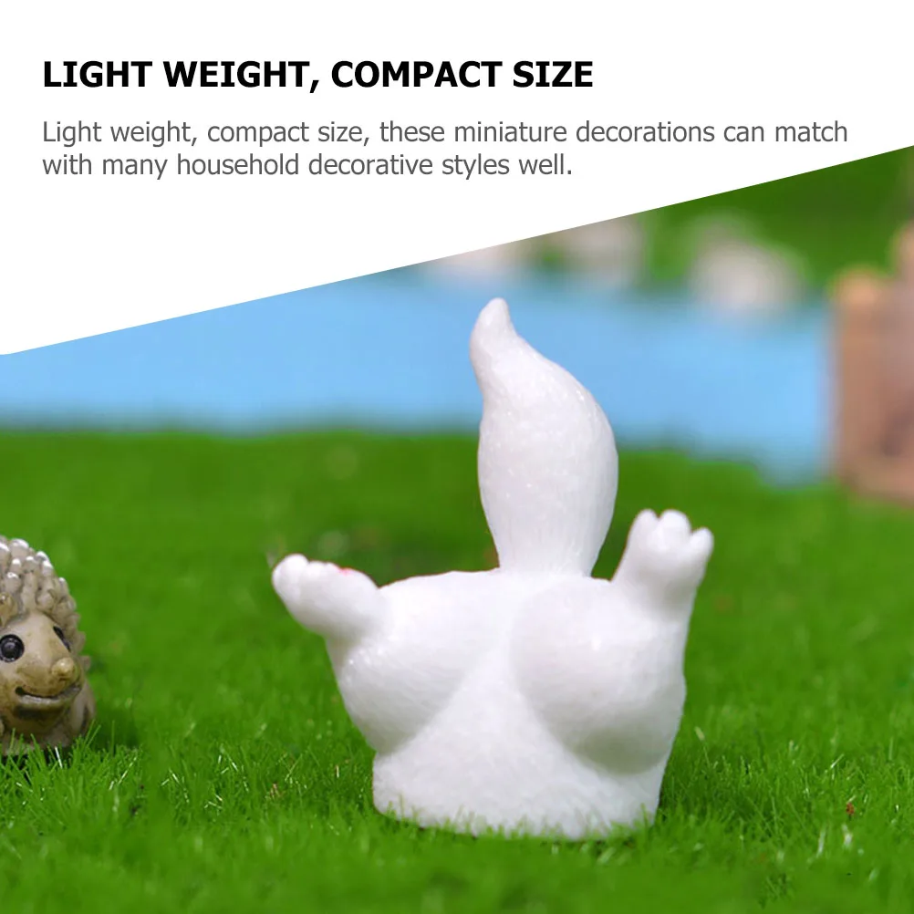

12 Pcs Fox Ornament Animal Figure Mini Toys Birthday Animals Figurines Statue