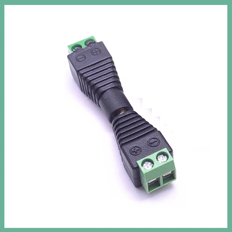 2 Pole Male Or Female Mono 3.5mm Green Screw Hole Terminal Plug Headphone Microphone Speaker Audio Maintenance Connector E3