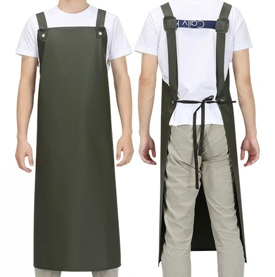 Waterproof Oil Proof Apron For Breathable Protective Gear For Fish Killing Slaughter Breeding Factory Household Cleaning