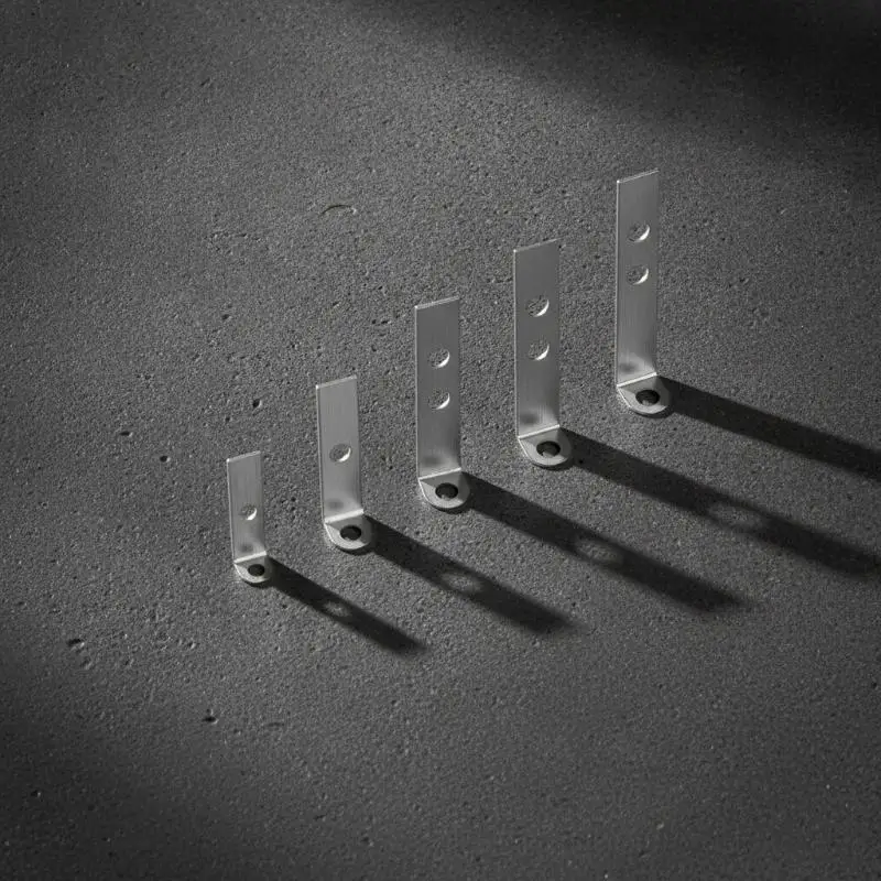 100PCS/Pack Stainless Steel L Bracket For Backlit Channel Letter Mounting Lug Installation Ear