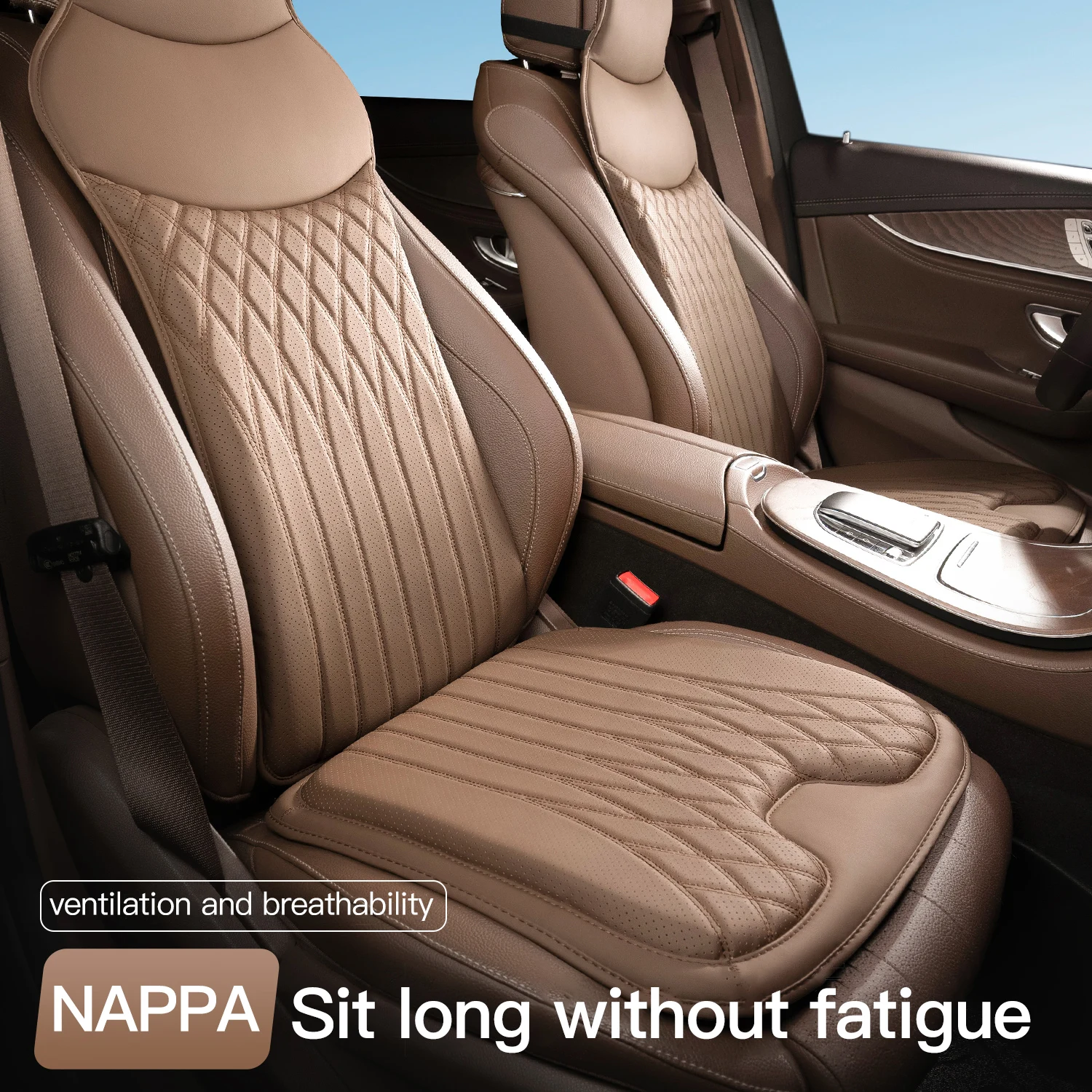 

Soft Nappa Leather Car Seat Cushion Universal Luxury Car Seats Covers Full Set Auto Seat Accessories Car Seat Protector Full Set
