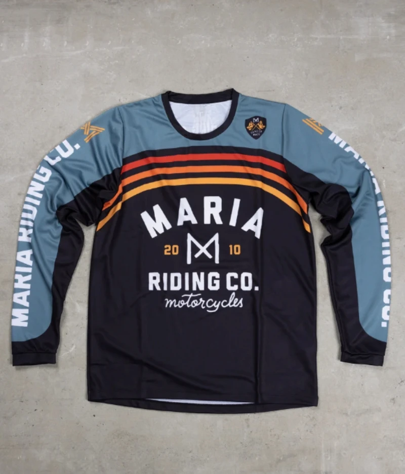

MARIA Spring/Summer New Long Sleeve Sunscreen Top Men's and Women's Motorcycle Riding Clothes Mountain Off road Speed Control
