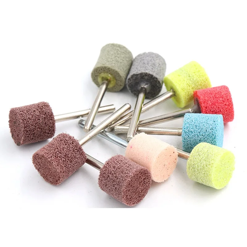 nylon-fibre-non‑woven-polishing-grinding-head-abrasive-point-rotary-air-tool-bit-for-metal-rust-removal-deburring