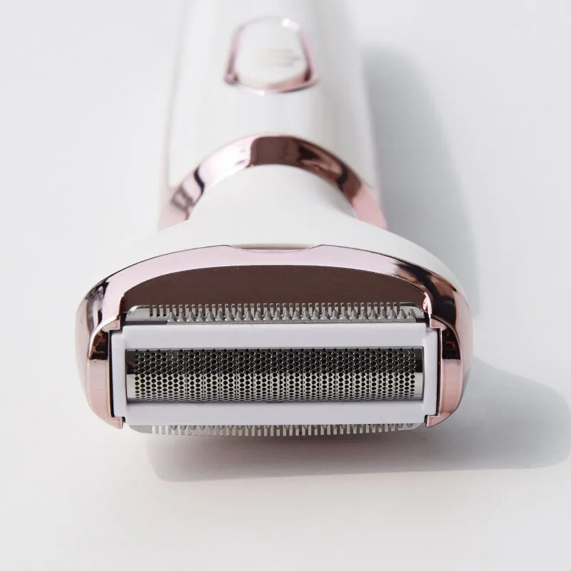 HTMCK 4-in-1 Rechargeable Electric Lady Shaver Set - Portable 500mAh Wet & Dry Painless Trimmer for Face, Nose, Legs & Underarms