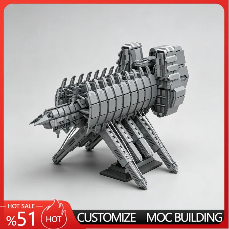 

4370 PCS USG Ishimura Dead Space Building Blocks MOC Model Creative Assembly Toy Educational Collection Birthday Gifts For funs
