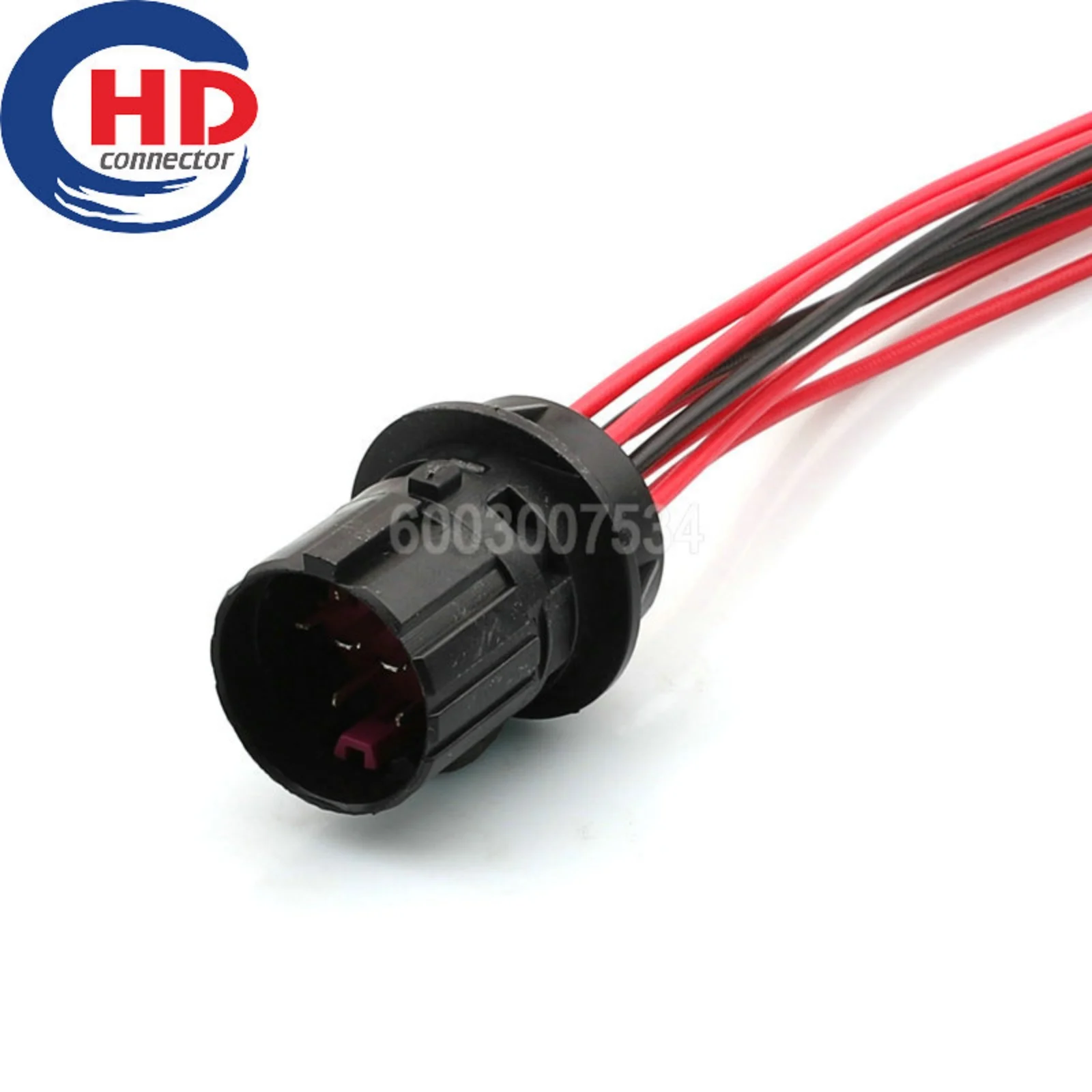 8 Pin Automotive Black Composite Size Hole Plug Male Female Connectors For Fiat Do Feiyue 500X Pendor 500 Headlight