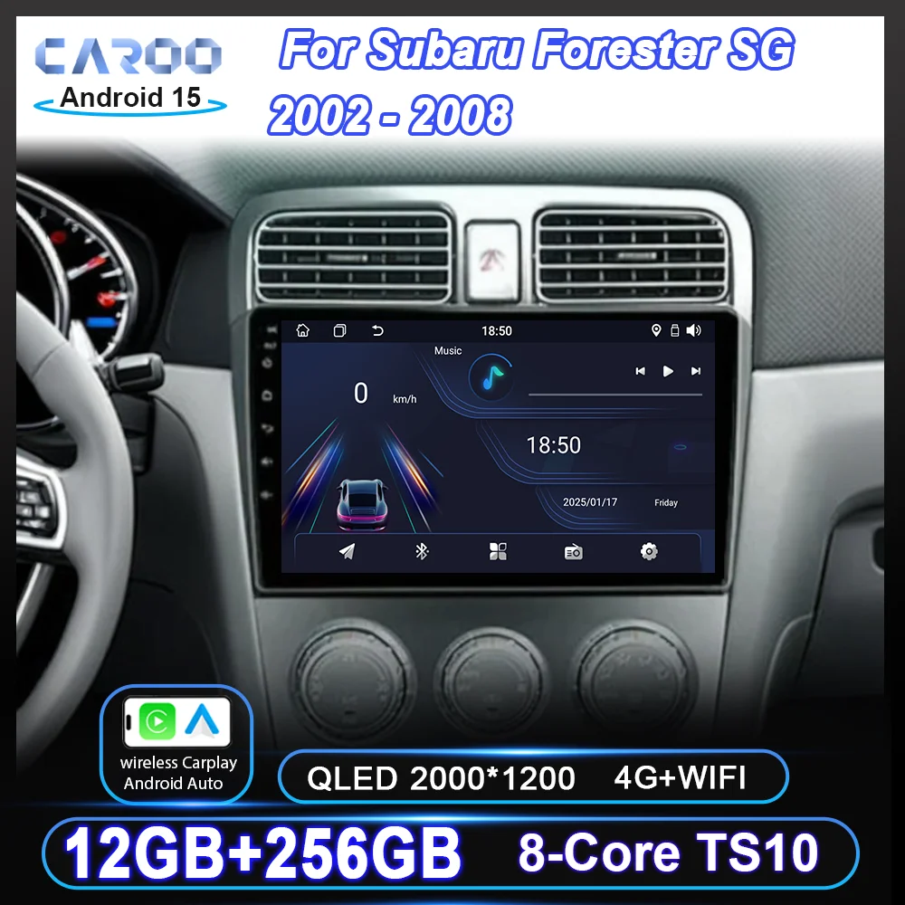 

Car Android 15 Radio Stereo For Subaru Forester SG 2002-2008 Auto WIFI Multimedia Player GPS Navigation NO 2Din DVD Touch Screen