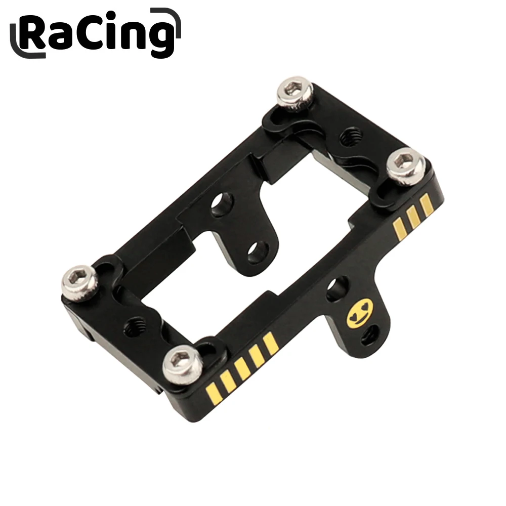 

1pc 13g TRX4-M Brass Black Coating Servo Mount for 1/18 RC Crawler Car TRX4M Metal Upgrade Parts Accessories