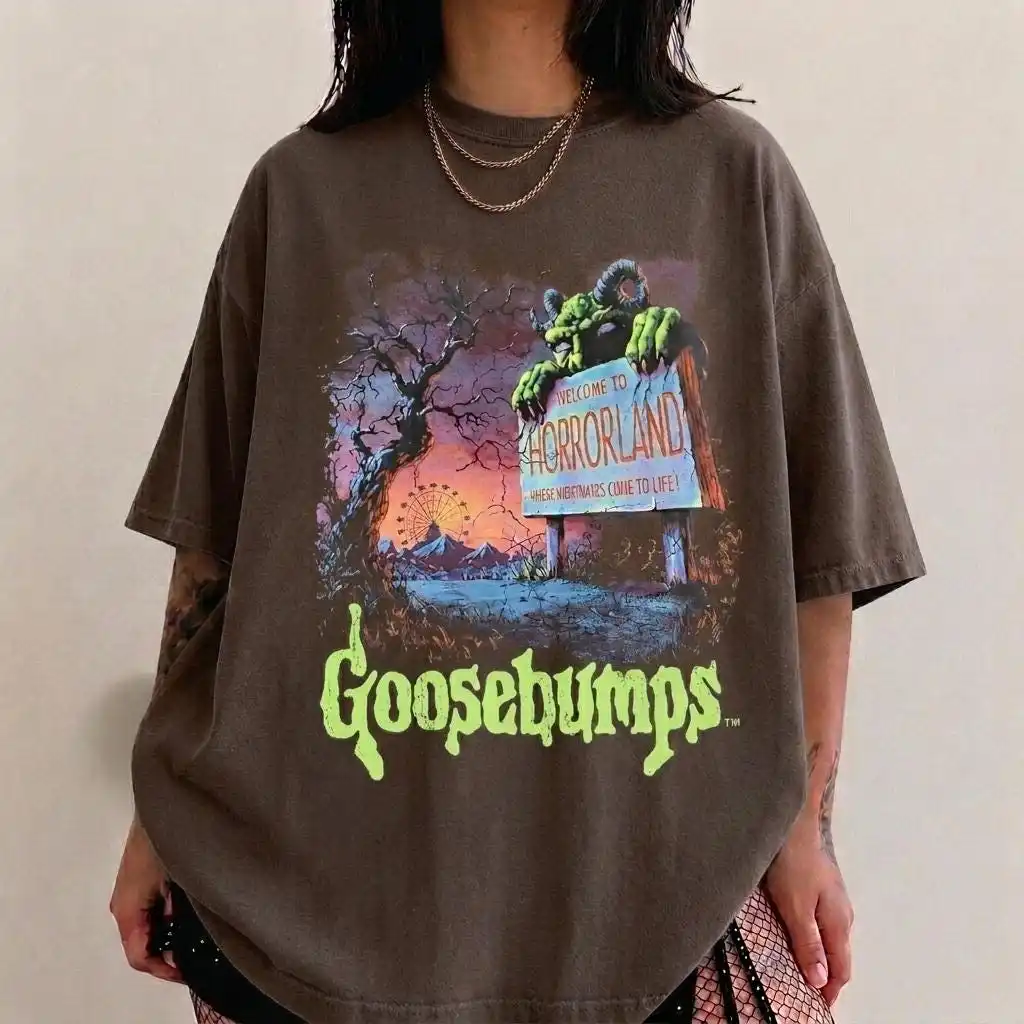 Halloween Goosebumps Shirt, Vintage Haunted House , Horror Graphic Tshirt, Movie Tee , Gift For Fans