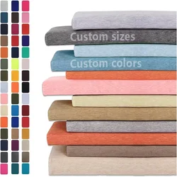 Chenille Custom Bench Cushion Velvet Seat Pad Long Mattress Sofa Chair Seat Pad Garden Shoe Box Bay Window Pads Swings Pillow