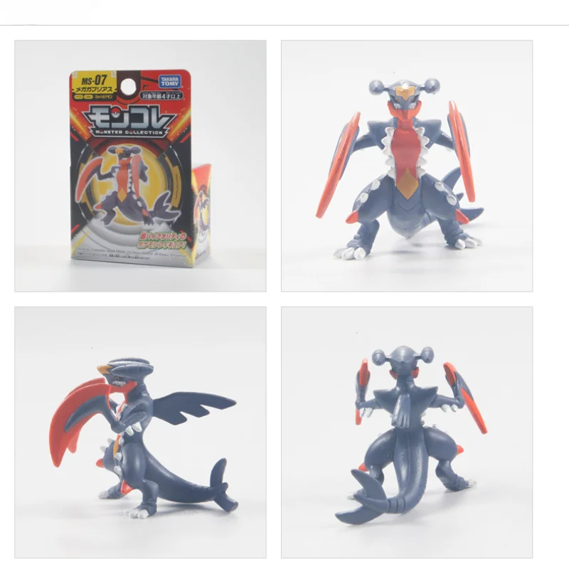 TAKARA TOMY Pokemon Super Garchomp Miniaturowa figurka Animacja Kolekcja Ozdoby wystawowe Model zabawki dla dzieci Prezent urodzinowy