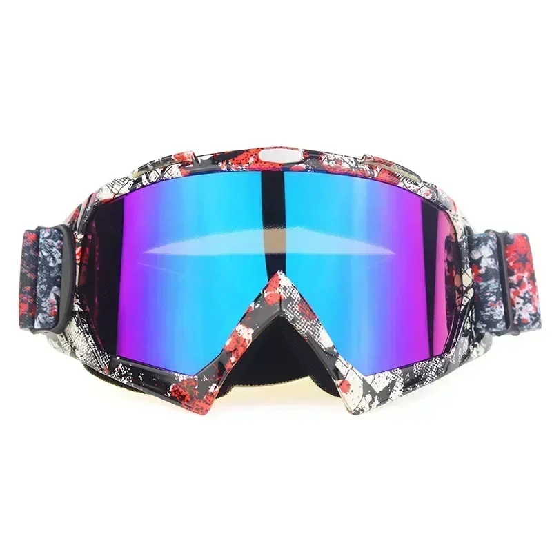 Óculos anti-reflexo Motocross, Esportes elegantes Cross Shaped Óculos, Capacete para Pitbike Motocicleta Off-Road ATV Bike Enduro Racer