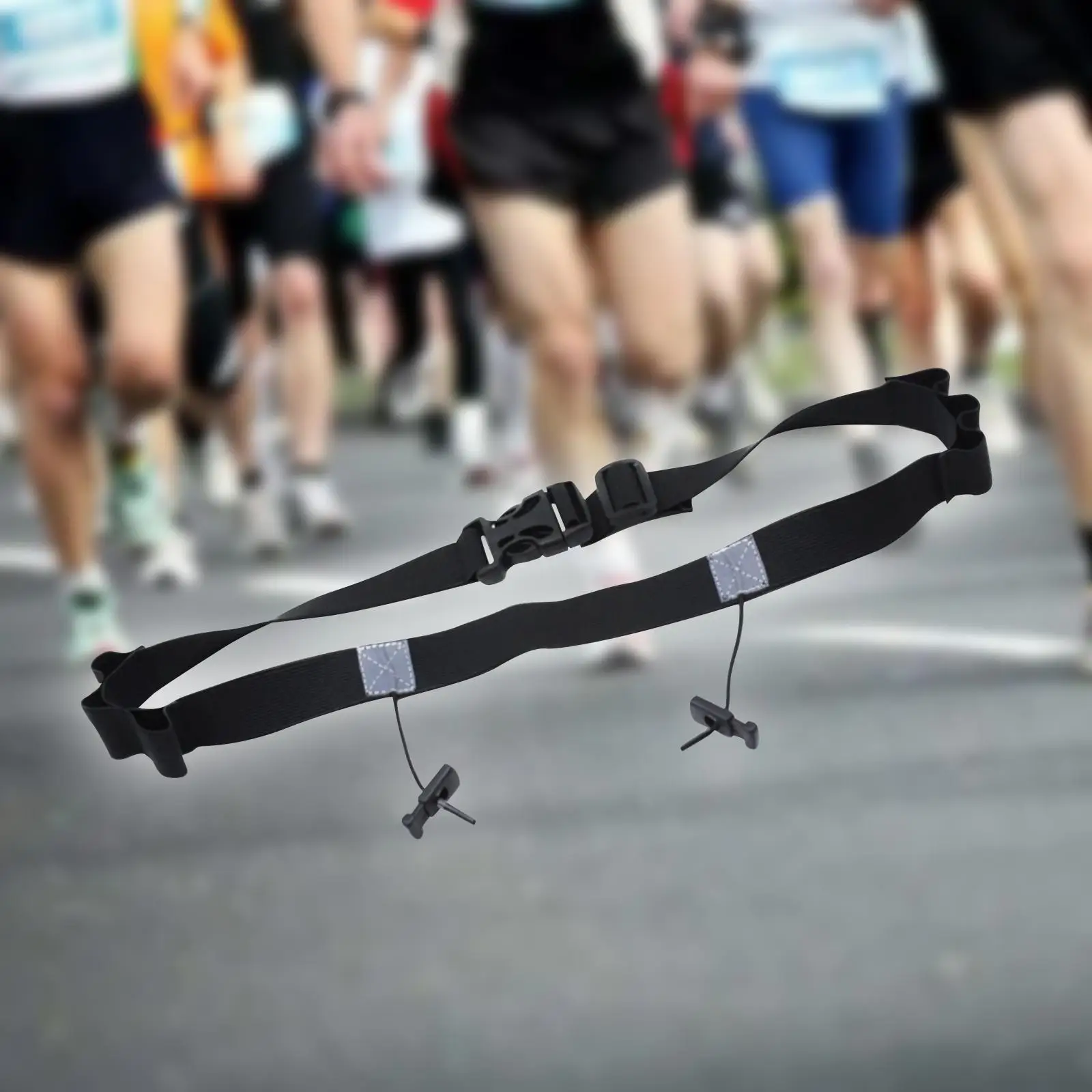 

Эластичный ремень с номером гонок, дышащий мужской ремень для бега в ночное время