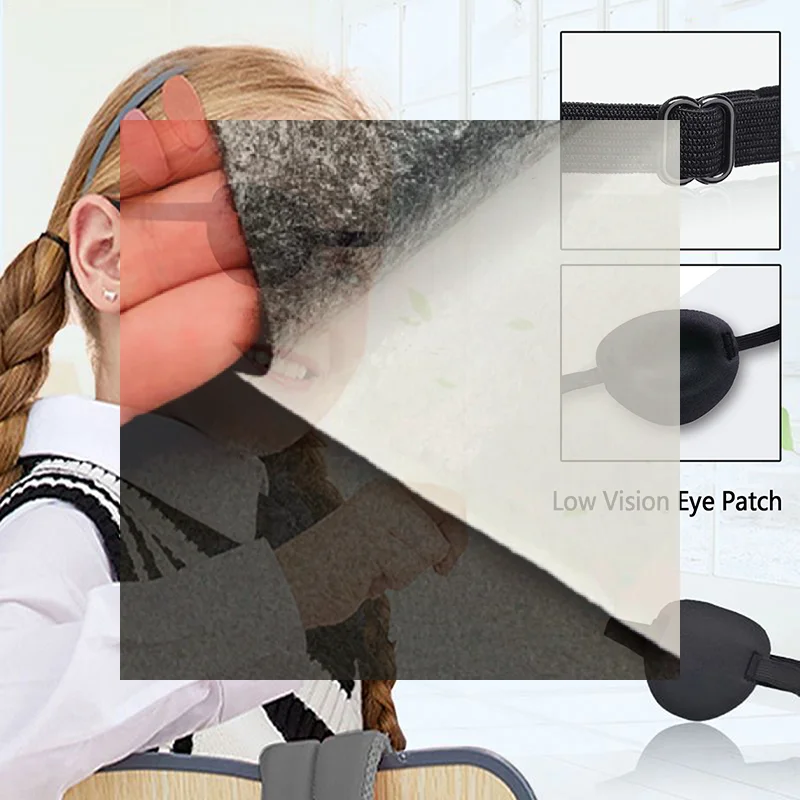 1 Pcs Eye Patch Eye Patches For Adults Adjustable Soft Amblyopia Lazy Eye Patches For Left Or Right Eyes, For Adults And Kids