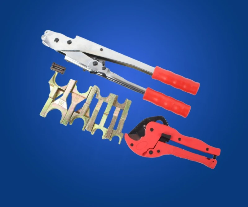 PEX-1632M 16-32mm Water Heating Pipe Expanding Tool Floor Heating Crimping Tools Set Crimping Tool Kit Max Opening Distance 50mm