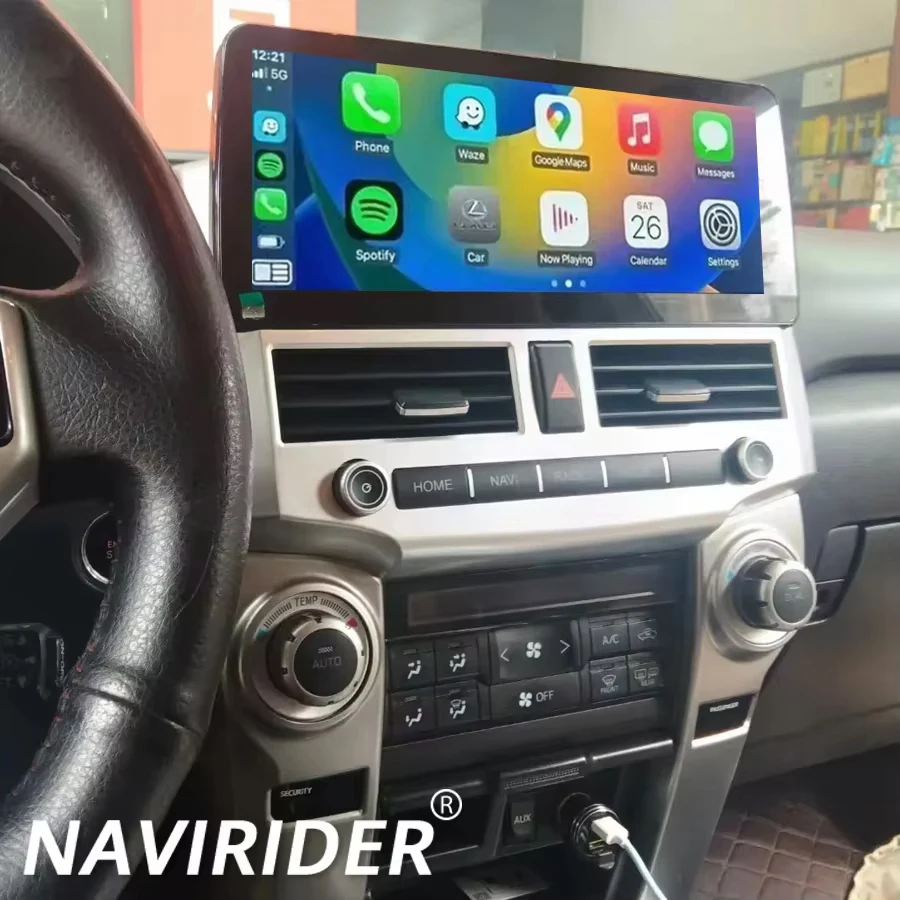 

For TOYOTA 4Runner 2010 2009-2022,Car Radio,Video Player,Multimedia Audio,GPS Navigation,CarPlay,Qled Screen Android,12.3 inch