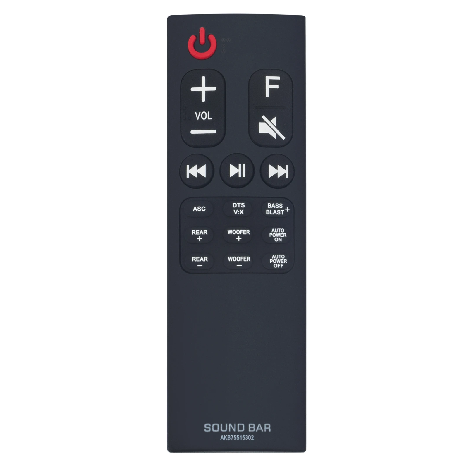 New AKB75515302 Replacement Infrared Remote Control Suit for LG SoundBar System SK5R SK5Y SPK5B-W SPK5BW