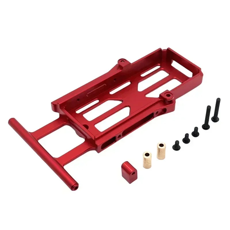 Boîte de rangement en métal pour batterie MJX Hyper Go H12Y H12Y+, support de batterie, boîte de rangement, pièces de mise à niveau pour voiture RC Crawler 1/12, accessoires