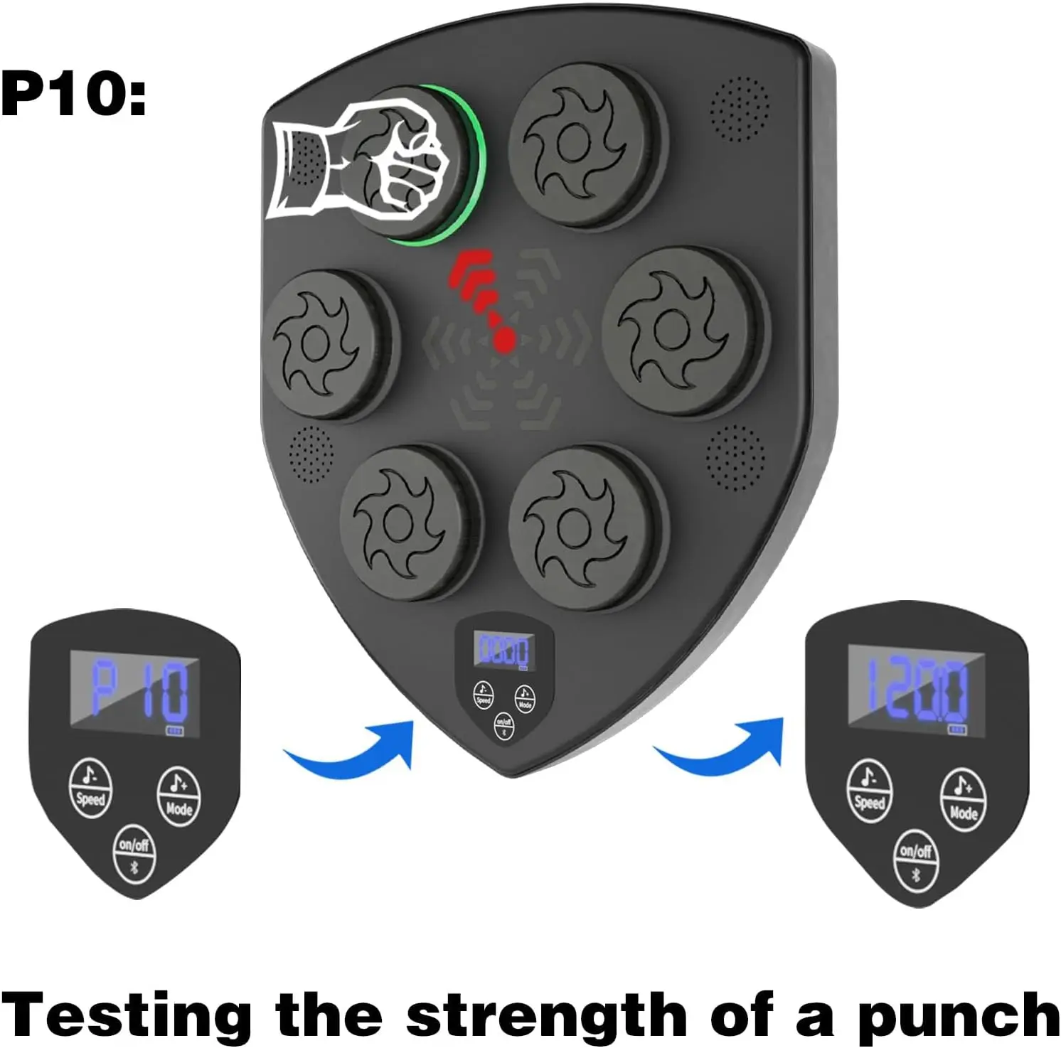 High Quality Hit Punching Pads Boxing Wall Target Intelligent Music Boxing Machine
