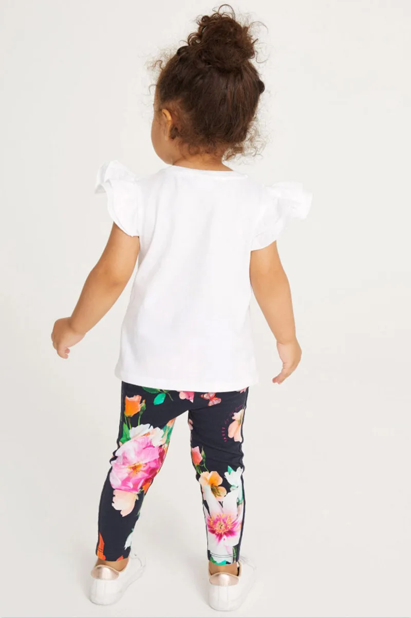 女の子のためのイチゴのTシャツとレギンス,綿100%,子供服,赤ちゃんの衣装,夏,2022