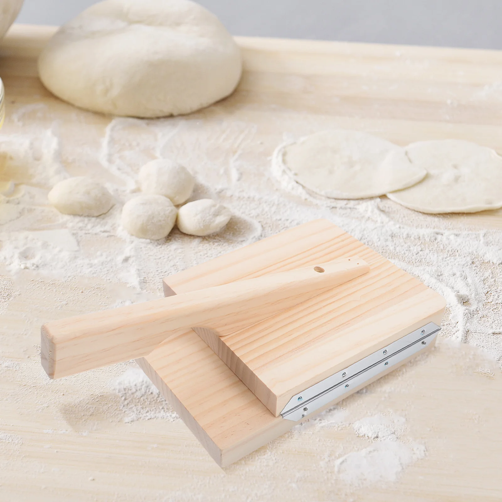 Holz Knödel Wrapper Presse Form Teig Presser Werkzeug für Knödel Haut Machen Küche Zubehör Praktisches Geschenk