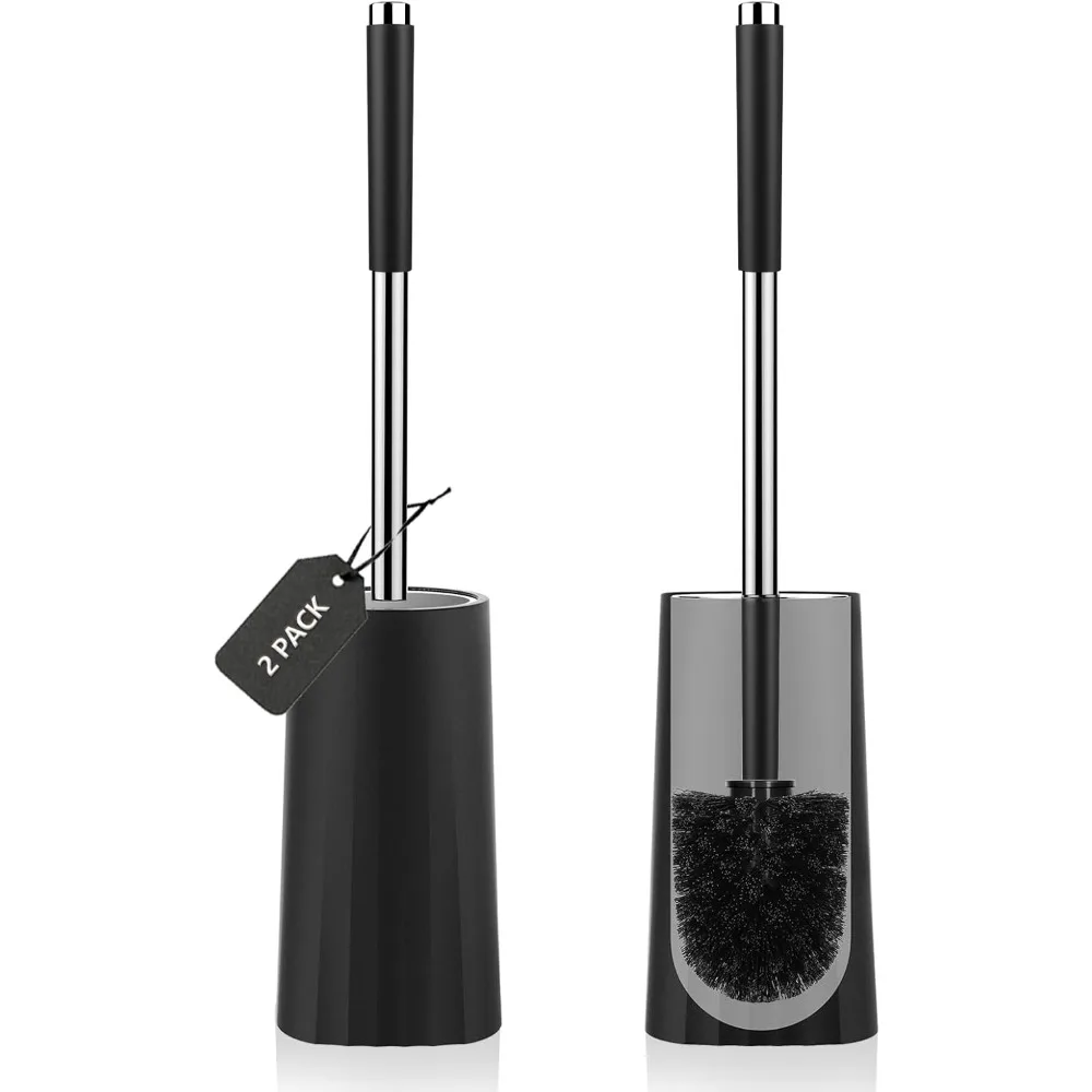 

щетка для унитаза, компактная щетка для унитаза и держатель для унитаза для ванной комнаты с ручкой из нержавеющей стали, очиститель для унитаза