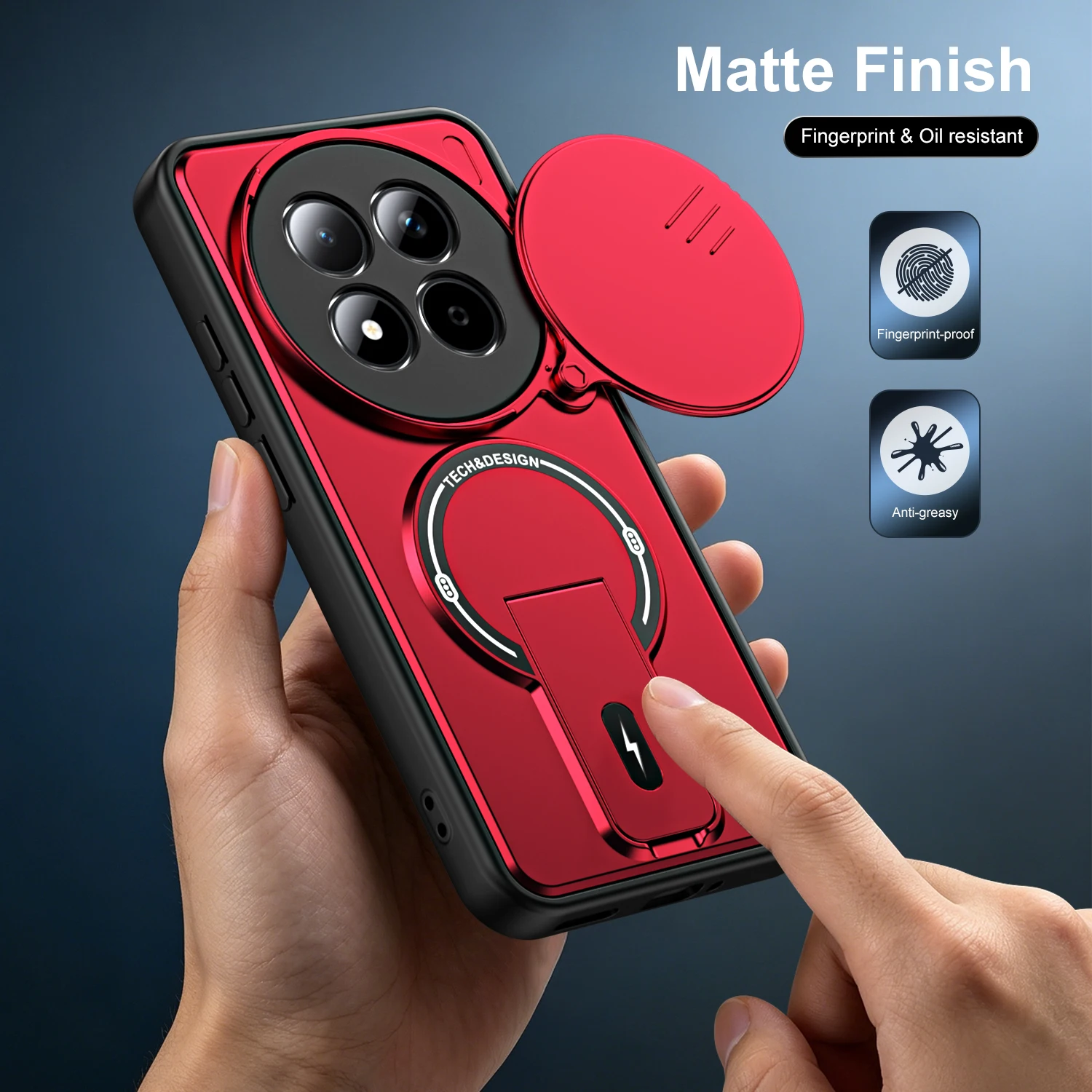 Auto-Magnethalterung für Magsafe-Hülle für Xiaomi 15T 17 Pro Max Armor Stoßfeste Linsenschutz-Handyhülle – Detail 9