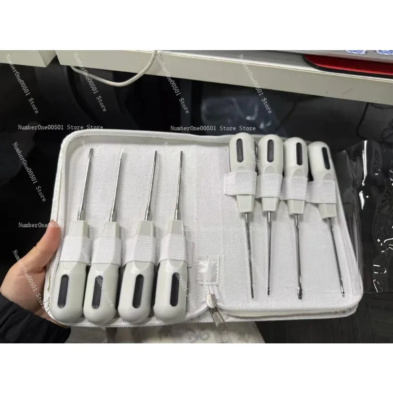 Dental Oral Tooth Extraction Pliers Minimally Invasive Extraction Set Minimally Invasive Tooth Extraction Knife 8-piece Set