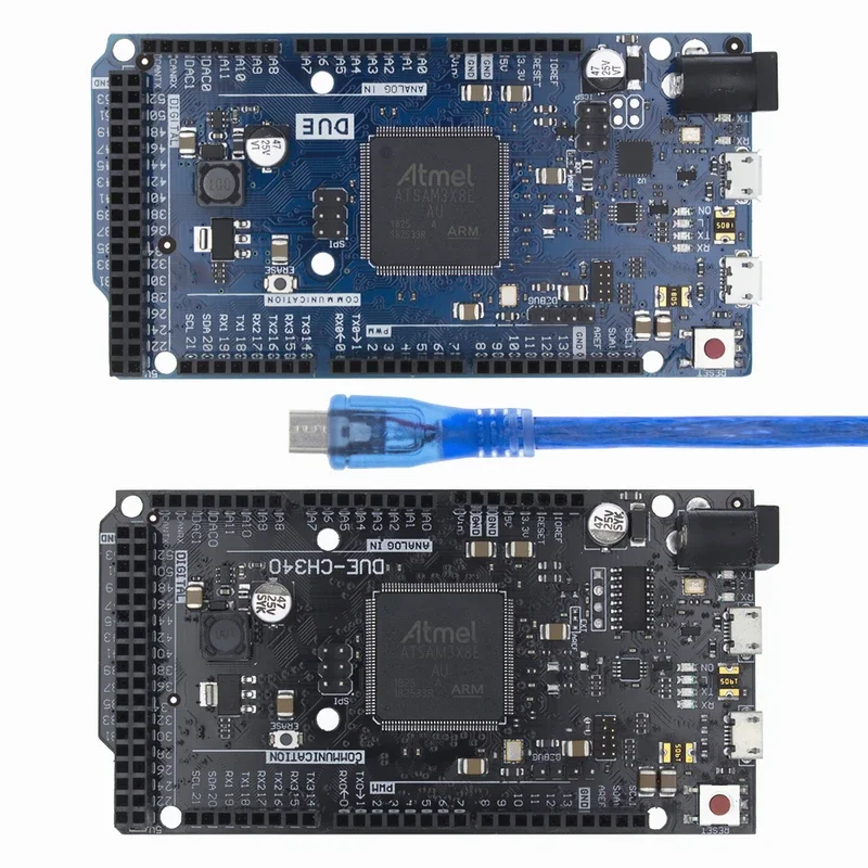 Due R3 Board/ DUE R3-CH340 ATMEGA16U2/CH340G ATSAM3X8E ARM Main Control Board with USB Cable for Arduino